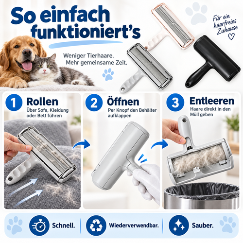 Fellfrei Pro Wiederverwendbarer Tierhaarentferner